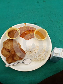 Gujarati Traditional special thali foodÂ 